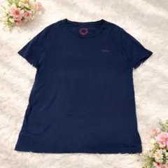 バーバリーブラックレーベル　ロゴ刺繍 コットン クルーネック Tシャツ