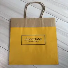 L'Occitane イエロー ショッピングバッグ 中型