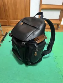 値下げ　COACH TerrainTrekBackpack パンチングレザー美品のサムネイル
