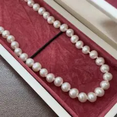 遺品整理 生前整理 ベビーパール 淡水真珠ネックレス 925