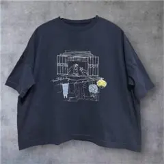 j.branche センソユニコ Tシャツ ネイビー 38 パッチワーク 刺繍のサムネイル