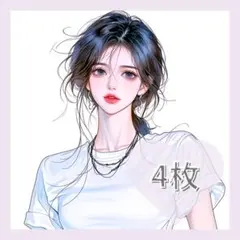 437 オリジナル 人物ステッカー コラージュ 紙もの 雑貨 素材 女の子