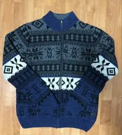 ノルディック柄セーター