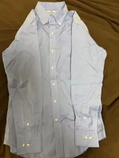 【美品】UNIQLO ユニクロ スーパーノンアイロンシャツ スリムフィット L