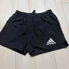 adidas 黒 ハーフパンツ L