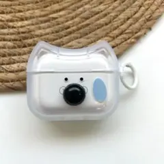 AirPods 4 Pro3 対応 ケース 透明 かわいい 犬デザイン 耐衝撃