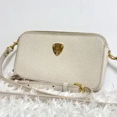 【美品】 アタオ アミュレット ケリー スマホショルダー お財布ショルダー