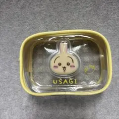 新品未使用 ちいかわ ぷっくりクリアミニポーチ うさぎ