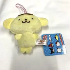 ポムポムプリン マスコット ストラップタグ付き