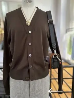 《BRAMINK》ブラミンク　リネンブレンドパンツ　34 ドゥロワー