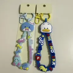 サンリオ ラバーコードキーホルダー キャラクター大賞 ペックル タキシードサム