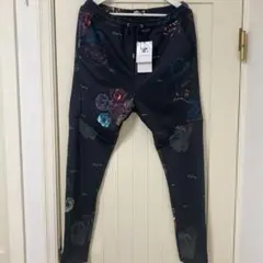 GLIM CLAP花柄プリント スキニージョガーパンツ サイズL