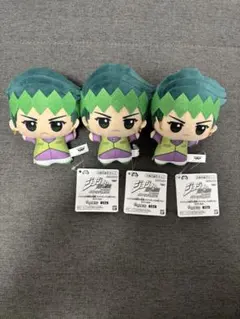 ジョジョの奇妙な冒険 ダイヤモンドは砕けない ちびぐるみ 岸辺露伴　三体セット