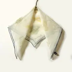 美品✨ マーガレットハウエル シルク100% スカーフ 正方形 花柄