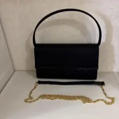 ブラックフォーマルバッグ リボン付き