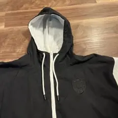 清水エスパルス フード付きナイロンジャケット 黒白 ウェア パーカー