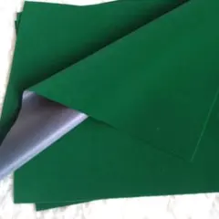 ハイミロン グリーン ハギレ 3枚 20cm×30cm 高級感