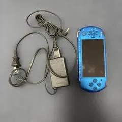 SONY PSP 本体 ブルー ACアダプター付き バッテリーなし