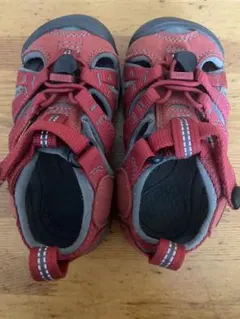 KEEN アウトドア キッズサンダル レッド　15cm