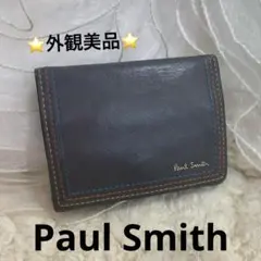 ☆外観美品☆Paul Smith　カード＆コインケース　コンパクト財布　レザーのサムネイル
