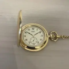 SEIKO ドルチェ 懐中時計 ゴールド 電池交換済（3/18）動作良好 美品
