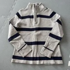 GAP KIDS ハーフジップ トレーナー ボーダーのサムネイル