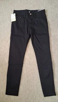 裏起毛スキニーパンツ ブラック 28インチ