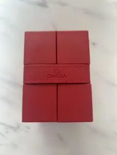 OMEGA レッド レザー 時計ケースのサムネイル