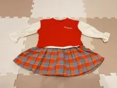 値下げ！【美品】moujonjon ワンピース　80㎝