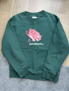 SATURDAYS NYC ダークグリーン スウェット