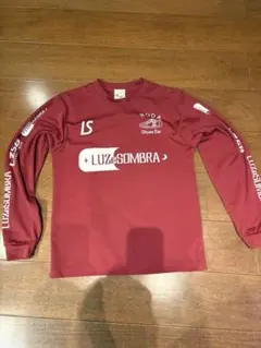 【値下げ中】LUZeSOMBRA フットサル 長袖シャツ S エンジ