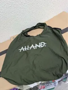 ALLAND エコバッグ オリーブ