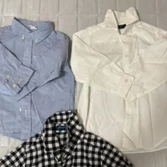 キッズ 長袖シャツ 3枚セット まとめ売り