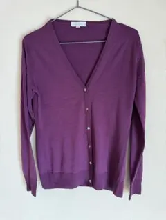 美品JOHN SMEDLEY ジョンスメドレー メリノウール　長袖カーディガン