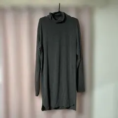 ZIP FIVE タートルネック グレー XL