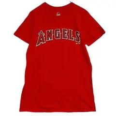 マジェスティック 大谷翔平 エンゼルス Tシャツ　赤　S