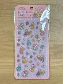 ディズニー　ぷくぷくシール　プリンセス　3D 立体