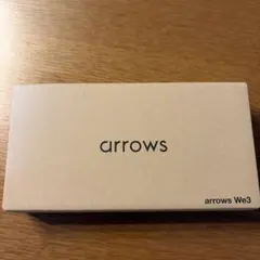 新品未開封未使用　arrows We3 F-52G 本体 ブラック