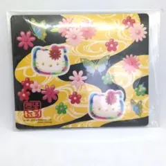☆61 ハローキティ マウスパッド 和柄