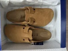 新品☆BIRKENSTOCK Boston スエード サンダル キャメル28.5 - メルカリ