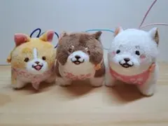 犬　ぬいぐるみ　ストラップ　もちしば