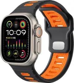 [Maledan] アップルウォッチ用 バンド シリコン スポーツ 蒸れにくい