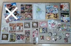 ワンピース　缶バッジ　アクリルアクセサリースタンド