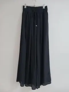 INGNI　JZイージースカンツ　ワイドパンツ　ブラック
