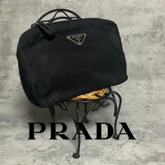 ✨定番人気✨ PRADA プラダ ポーチ ナイロン 黒 イタリア製