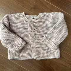 プチバトー　カーディガン　グレー　60サイズ　新生児