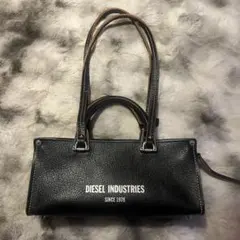 DIESEL ショルダーバッグ　ハンドバッグ　2way ブラック　レザー