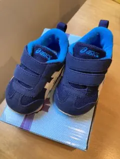 ASICS スクスク アイダホ SPORTS PACK BABY ブルー ホワ…