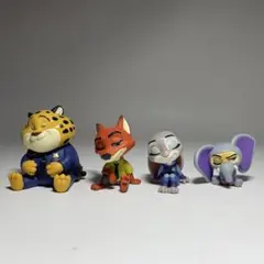 【全4種セット(フルコンプ)】肩ズンFig. ズートピア タカラトミーアーツ