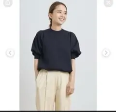 yori 半袖ニット　ネイビー 2026年最新】Yori レディース ニット・セーターの人気アイテム - メルカリ